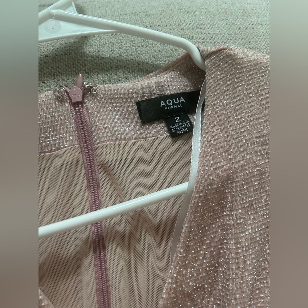 Aqua sparkle pink dress - Picture 4 of 5